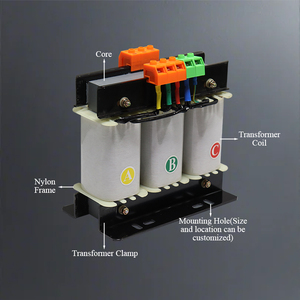 Yüksek kaliteli 3 fazlı kuru tip 2KVA gerilim trafosu yüksek verimli adım aşağı kuru tip cihaz - Product Image 5