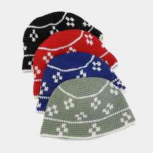 Sombrero de Sol Japonés Hecho <span class=keywords><strong>a</strong></span> Mano con Flores de Ganchillo, Estilo Primavera-Verano, Delgado, Fácil de Llevar - Product Image 3