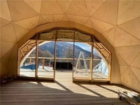 Bolin Design moderne petit jardin Igloo dôme tente PVC/PVDF dôme géodésique maison pour site de glamping