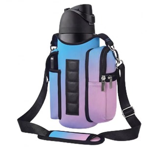 Magnetic <b>Gym</b> Bag Water Bottle Carrier <b>Holder</b> with <b>Phone</b> Pockets & Shoulder Strap Magnetic Bag <b>Gym</b> Accessories for Men Women - Product Image 1