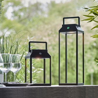 Paysage en aluminium moulé sous pression étanche 3 Modes Dimmable Led Solar Lights Outdoor Waterproof Table