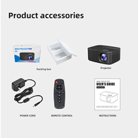 Mini vidéoprojecteur portable T11 UC28C version améliorée, projecteur LCD 16:9, lecteur multimédia pour smartphones