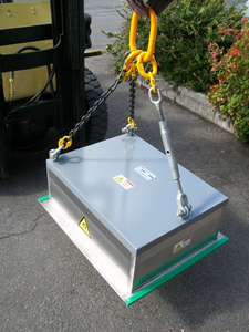 מפריד מגנטי מסוע 800 מ "מ x 600 מ x 200m ndfeb מושעה חגורה מגנטים מתלים בלוק צלחת קבוע מגנט לעפרה - Product Image 5