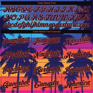 Camiseta de Béisbol Hawaiana Personalizada con Cuello en V, Palmeras Tropicales Sublimadas, Transpirable, Unisex, Ropa Deportiva para Adultos - Product Image 4