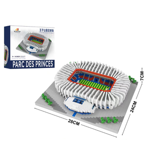 Bloques de Construcción de Fútbol, Juguetes Educativos de Ensamblaje Libre, Adornos de Micropartículas, Bloques de Construcción de Dinosaurios - Product Image 3