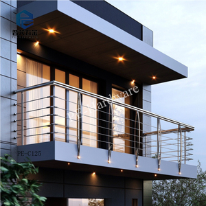 Ringhiera Moderna in Acciaio Inox a Tubo Quadrato, 6m, Finitura Satinata, Montaggio Laterale, per Balconi e Scale Fai-da-Te - Product Image 5