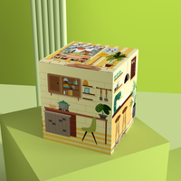 Cajas de Embalaje de Papel Plegables de la Mejor Calidad para Juguetes, Embalaje Personalizado para Muñecas de Juguete para Niños