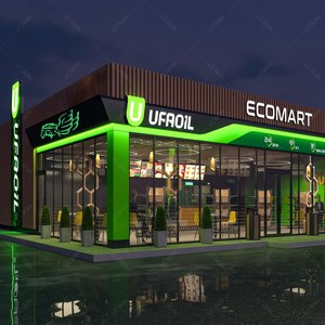 Di alta qualità della stazione di servizio pilone segno, Custom LED segno di pubblicità per la stazione di servizio, Display dei prezzi e promozione del marchio - Product Image 6