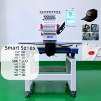 Nouvelle machine à broder informatisée JINYU à tête unique haute précision avec moteur pas à pas pour casquettes et vêtements, idéale pour ateliers familiaux et usage domestique