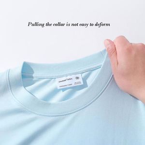 เสื้อยืดโอเวอร์ไซส์ทรงหลวม คอตตอน 100% คุณภาพสูง หนัก 280 กรัม พิมพ์ลายปักตามสั่ง ระบายอากาศได้ดี สำหรับผู้ชาย - Product Image 4