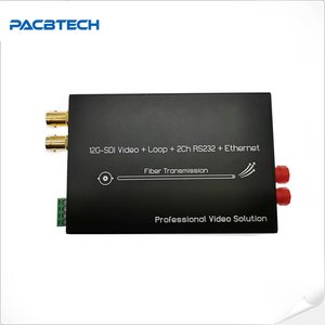 12G SDI sợi chuyển đổi với QoS Gigabit <span class=keywords><strong>Ethernet</strong></span> 2-CH RS485 <span class=keywords><strong>video</strong></span> trên sợi Extender Transmitter Receiver - Product Image 3