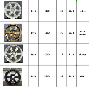 ล้อฟอร์มฟอร์ม 4x100 ขนาด 15 14 นิ้ว สีบรอนซ์ สำหรับรถยนต์ JDM รุ่น 240SX Accord RX-7 ล้ออัลลอยด์อะลูมิเนียม <span class=keywords><strong>TE37</strong></span> ใช้ได้กับ <span class=keywords><strong>Civic</strong></span> GTR MX-5 Miata - Product Image 3