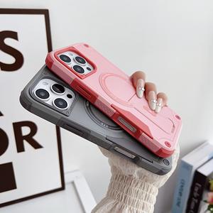 GSCASE حافظات عالية الجودة من الشركة المصنعة حافظة هاتف صلبة مغناطيسية مع مسند لسامسونج جالاكسي A14 A15 A16 أغطية - Product Image 5