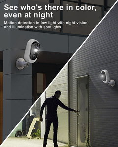 ใหม่ทูย่าสมาร์ทโซลาร์ไวไฟโดมกล้องไร้สายกล้องรักษาความปลอดภัยกลางแจ้ง IP กล้องการมองเห็นกลางคืนแบบสีเต็มรูปแบบ 3MP IP65 กันน้ำคลาวด์ - Product Image 4