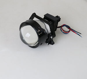 Soporte de ajuste <span class=keywords><strong>tipo</strong></span> E24 de 3 pulgadas, película Azul de vidrio HD, lente de proyector de luz antiniebla Bi Xenon, lámparas D2S D2H H11, estilo de reacondicionamiento - Product Image 3