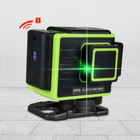 Mestek — Laser 3D autonivelant 12l, niveau Laser rotatif à 360 °, ligne verte, horizontale et verticale
