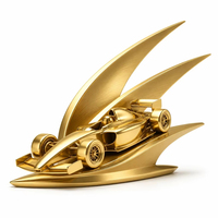 Série de trophées créatifs en métal doré avec impression UV pour récompenses sportives et cadeaux de bienvenue