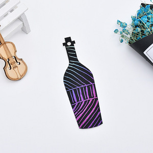 Pháo hoa đầy màu sắc cào giấy nghệ thuật lâu đài Thành Phố Đêm nghệ thuật - Product Image 3