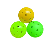 Precio Directo de Fábrica, Pelotas de Pickleball Portátiles para Exteriores, Perforadas con Precisión, 40 Orificios, Sin Bordes, Diseño Resistente al Viento, para Torneos