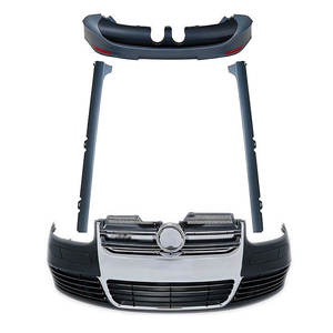 Kit carrosserie R32 pour <span class=keywords><strong>Volkswagen</strong></span> <span class=keywords><strong>Golf</strong></span> 5 2005-2009, mise à niveau vers le kit carrosserie R32, pare-chocs avant et arrière R32 - Product Image 1
