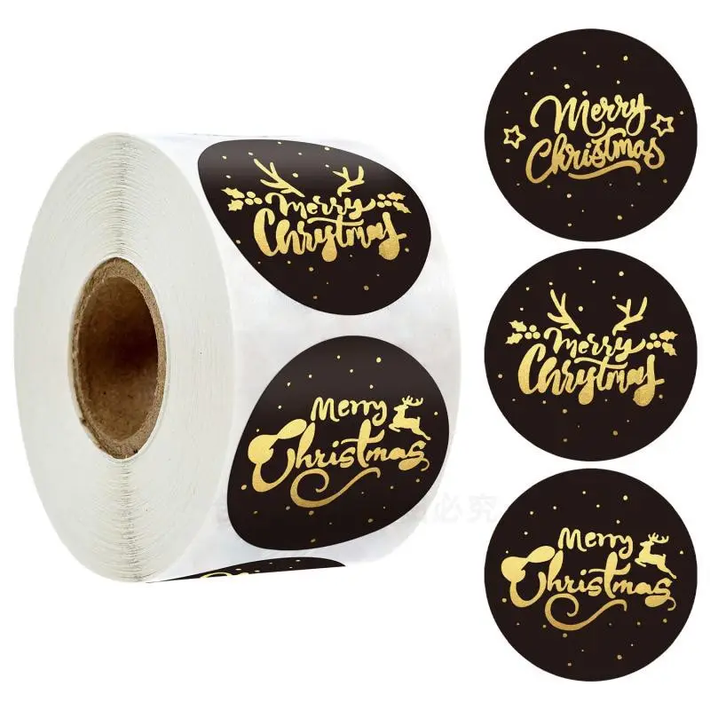 Custom Logo Envelopes Stickers For Gift Christmas Labels