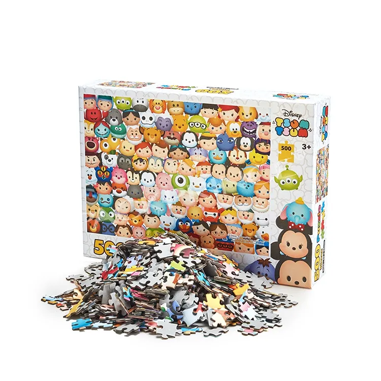 Con scatola dei colori bambini 1000 pezzi macchina da taglio per Puzzle su misura giochi di Puzzle per adulti per giocattoli di intrattenimento gratuiti PC