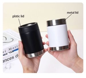 Custom 12oz 14oz 16oz US Australia Promotional Metal Double Wall Insulated Stainless Steel Soda <b>Beer</b> Stubby Holder Can Cooler - Product Image 4