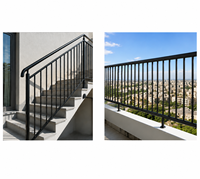 Tube rond en acier inoxydable 304 de 50,8 mm, brossé, pour système de rampe d'escalier