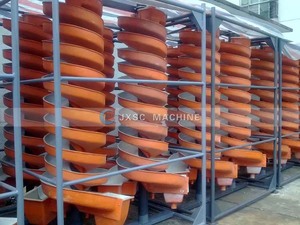 Vàng Tập Trung Quặng Xoắn Ốc CHUTE Rộng Rãi Sử Dụng Mangan Trọng Lực Tách - Product Image 4