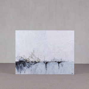Cuadro de arte mural en lienzo TAILAI hecho a mano, con diseño clásico de naturaleza muerta en tinta china y textura de arena de cuarzo dorada, ideal <span class=keywords><strong>para</strong></span> villas y casas completas. - Product Image 1
