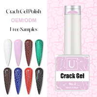 Yougel HEMA Free TOP Free Crack Gel Polish Créez votre propre marque Marque privée Couleur mélangée Vernis à ongles en gel Uv de très bonne qualité