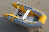 Bateau en caoutchouc, bateau gonflable en PVC avec plancher en aluminium, garantie 1 an