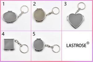 Folding <b>Mirror</b> Travel Pocket <b>Mirror</b> <b>Small</b> Round Heart-Shaped Mini Makeup <b>Mirror</b> With Key Chain - Product Image 5