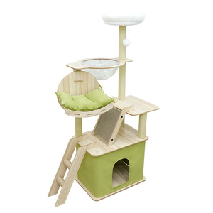 Hebei Yueshang New Arrived Space <strong>Bed</strong> Capsule <strong>Cat</strong> Tree Modern Luxury <strong>Cat</strong> Delivery Room <strong>Scratching</strong> <strong>Post</strong> for <strong>Cats</strong> - Product Image 1