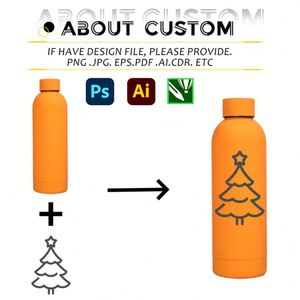Bouteille à petite ouverture personnalisée avec couvercle anti-fuite, tasse isotherme sous vide en acier inoxydable 304 double paroi pour sports de plein air portables - Product Image 3