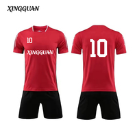 Conjuntos de Uniformes de Fútbol con Logotipo Personalizado, Nuevo Diseño, Impresión por Sublimación Completa, Transpirable, de Secado Rápido, Totalmente Personalizable, Kit de Ropa Deportiva para Club de Fútbol