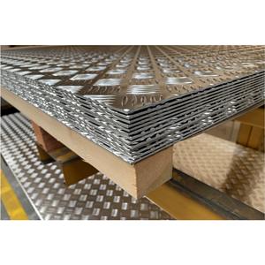 Lamiera Mandorlata Alluminio Grezzo 2 + 3 + 5 + Mandorla Dimensioni Standard 1000x20000/1250x2500 Spessore 2 + Mandorla 3 + Mandorla - Product Image 2