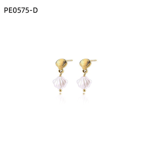 ต่างหูแฟชั่น DE PERLAS PE0575 สำหรับผู้หญิง เครื่องประดับคุณภาพสูง - Product Image 2