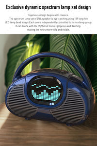 Loa-altavoz portátil de bajos profundos, caja de sonido fuerte, impermeable IPX5, para exteriores, con Bluetooth - Product Image 3