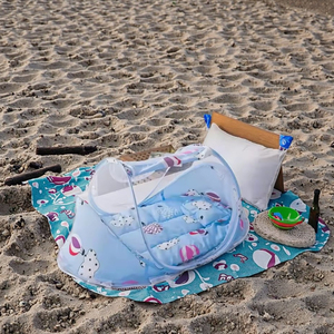 Bán buôn có thể gập lại màn chống muỗi cho trẻ em tuổi từ 0-3 với miếng đệm ngủ và giường với dây kéo - Product Image 3