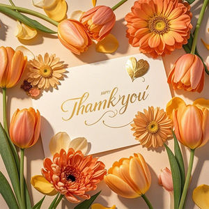 Carte postale de remerciement en papier de bonne qualité de luxe personnalisée avec logo en aluminium Merci d'entreprise donnant - Product Image 3