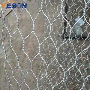 Chất lượng cao gabions hộp nhúng nóng vật liệu mạ kẽm gabion đá Lồng cho gabion giá