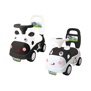 Hochwertiges Cartoon-Kuh-Rutschauto für Kinder mit Sound, Hupe und Lenkrad aus Kunststoff für 2 bis 4 Jahre - Product Image 1