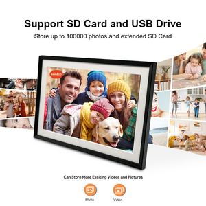 10.1 Khung ảnh kỹ thuật số với ánh sáng, HD 64GB màn hình cảm ứng auto-xoay tường-mountable Khung ảnh kỹ thuật số với phần mềm miễn phí - Product Image 2