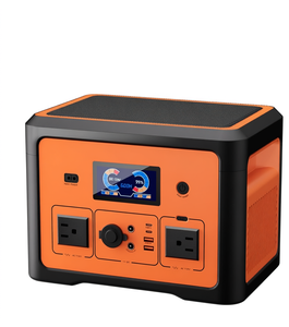 Station d'alimentation portable 600W avec écran LED, batterie Lifepo4, prises universelles, charge rapide pour la maison et l'extérieur - Product Image 1