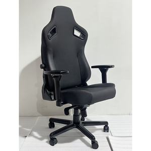 Chaise de jeu <span class=keywords><strong>Kaiser</strong></span> 3 Anda en cuir de fibre de carbone noir complet Chaise de jeu robuste de grande taille pour les personnes grasses Chaise d'ordinateur de bureau - Product Image 2