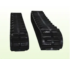 500X90X53 Spoor graafmachine onderwagen onderdelen rubber track onderwagen mini crawler onderwagen