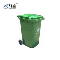 Vente directe d'usine en Chine Poubelle en plastique HDPE 240L Seau de stockage Conteneur pour poubelle à ordures 100L-120L Tailles disponibles