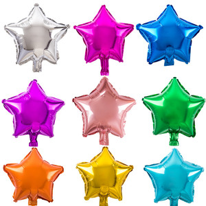 Ballon à hélium en aluminium de couleur unie, 10 pouces, forme ronde, cœur et étoile, forme personnalisée, couleur livraison gratuite - Product Image 6