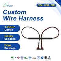 Cable eDP de doble pantalla para portátil, ensamblaje de cable coaxial electrónico de 30 pines y 0.5mm A/A Micro 4K, 100 ohmios, directo de fábrica OEM